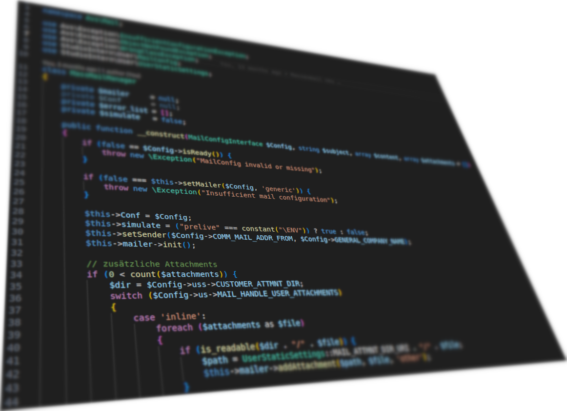 Beispiel für Web-Code